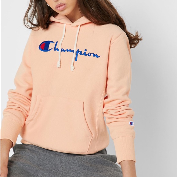 Champion Reverse Weave Script Logo Hoodie S - Picture 1 of 13